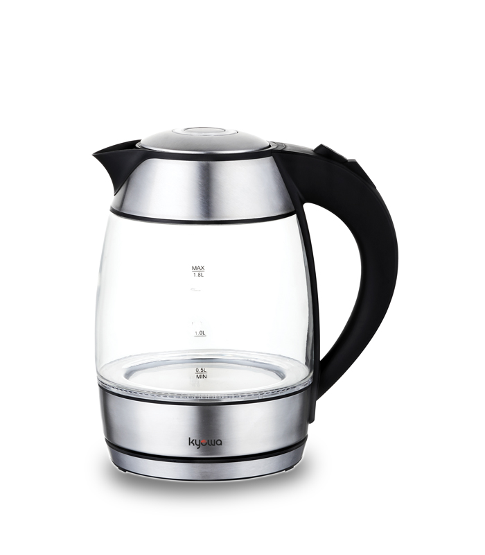 K1382 Kyowa 1.8 Liters Electric Kettle with Glass Body (KW-1382) - Image 1