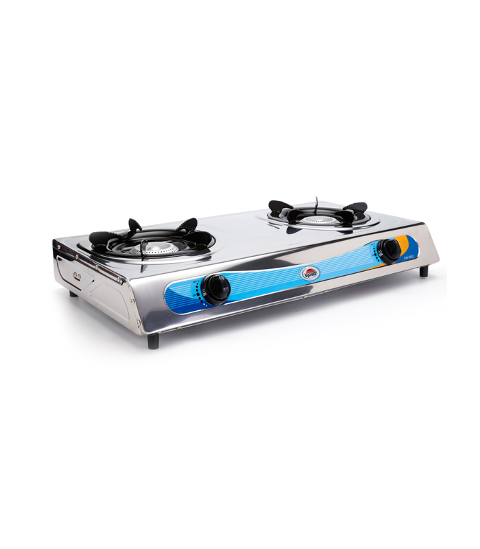 K3502 Kyowa Double Burner Gas Stove with Cast Iron Burners (KW-3502) - Image 1