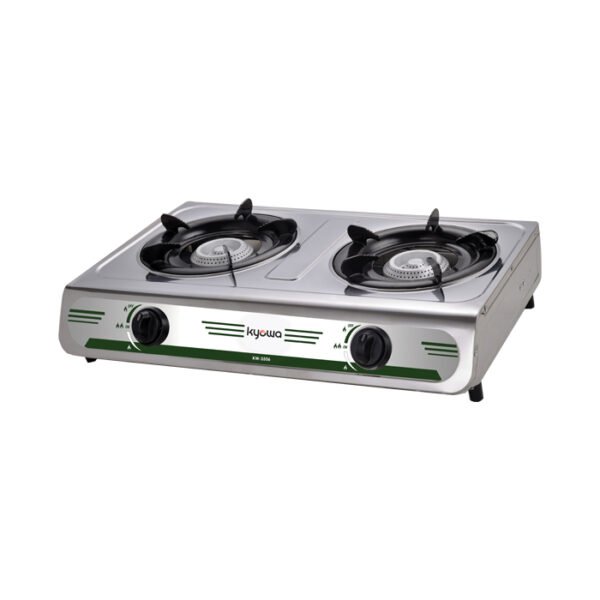 Kyowa Double Burner Gas Stove with Cast Iron Burners (KW-3506)