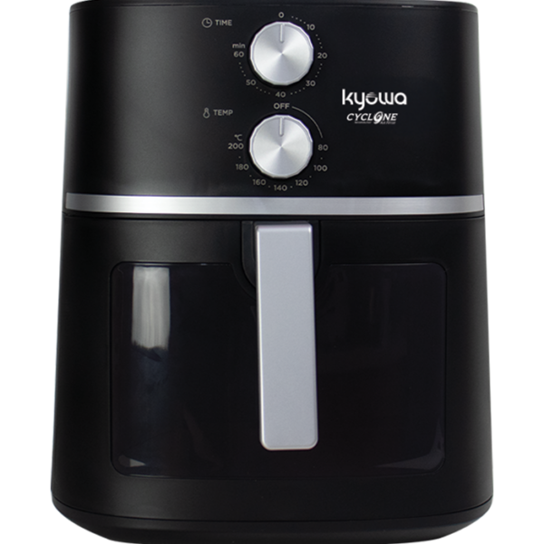 Kyowa 6.5 Liters Manual Air Fryer with Air Cyclone Technology - Black (KW-3827)