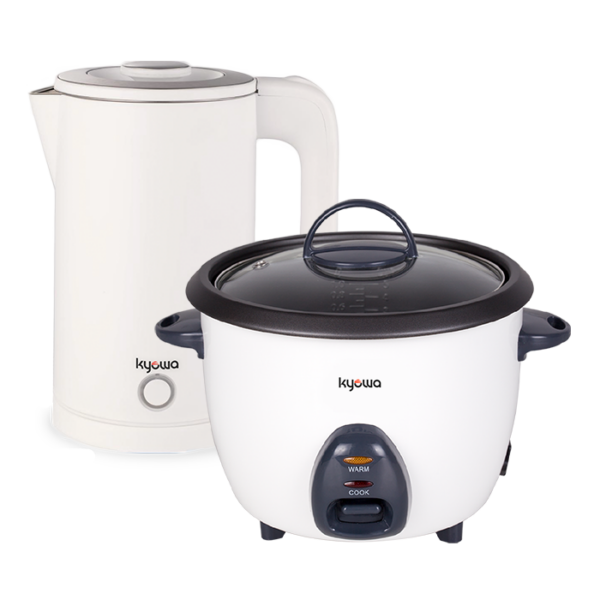 Kyowa Back to School Bundle: Rice Cooker (KW-20363) + Kettle (KW-13903)